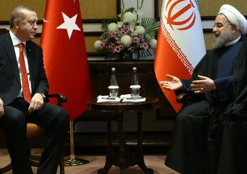 Erdoğan, Ruhani ile görüştü