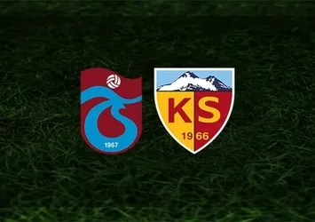 Trabzonspor bir puana razı oldu! Trabzonspor 1-1 Kayserispor (MAÇ SONUCU-ÖZET)