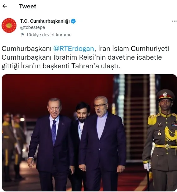 son-dakika-baskan-erdogan-iranda-rusya-ukrayna-savasi-sonrasi-erdogan-ve-putinden-ilk-1658168809889.jpg SON DAKİKA: Başkan Erdoğan İran'da! Rusya - Ukrayna savaşı sonrası Erdoğan ve Putin'den ilk... - 6