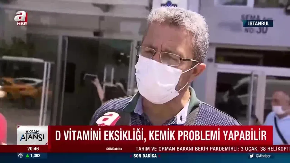 D vitamini eksikliği hastalığa yol açabilir