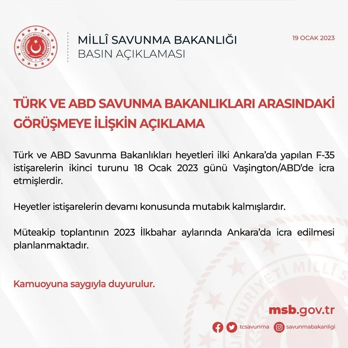 Son dakika: MSB'den ABD ile yapılan F-35 görüşmesine dair flaş açıklama - 4