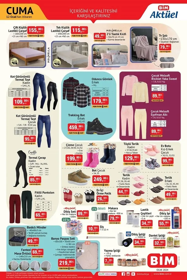 12 Ocak BİM aktüel ürünler kataloğu: Kahve makinesi, set üstü ocak, kettle, pankek tavası, tencere seti ve daha fazlası ucuza satışa sunulacak - 8