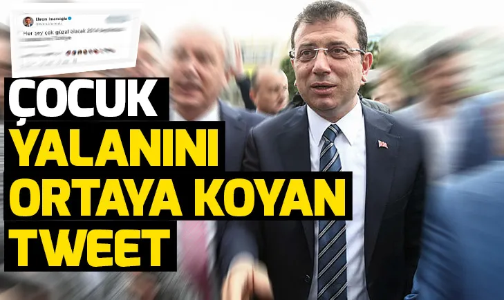 Ekrem İmamoğlu Her şey çok güzel olacak sloganını çocuktan duymadı! İşte gerçek...