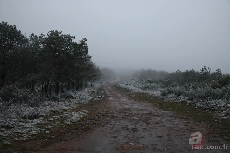 Son Dakika... İstanbul'da beklenen kar yağışı başladı! 6