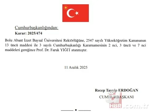 Başkan Erdoğan imzaladı! 9 üniversiteye rektör ataması Resmi Gazete'de 4