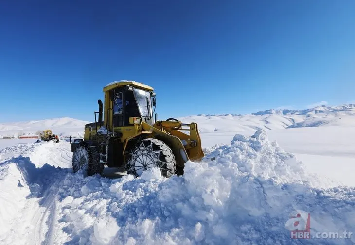 Türkiye’nin doğusu kar altında! 581 yerleşim birimine ulaşım sağlanamıyor
