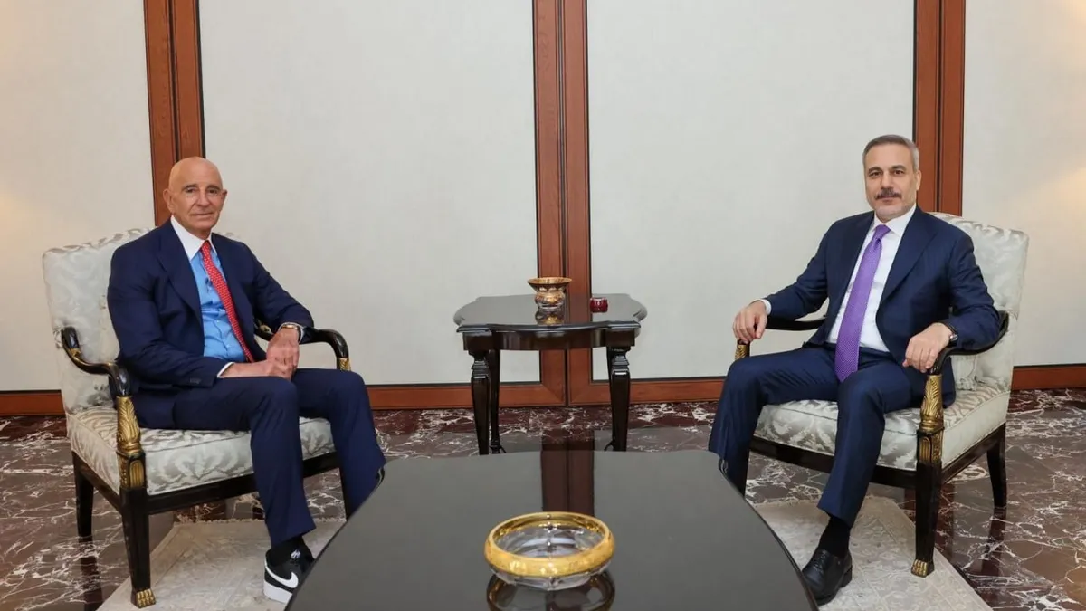 Ankara'da kritik görüşme: Dışişleri Bakanı Fidan Barrack'ı kabul etti