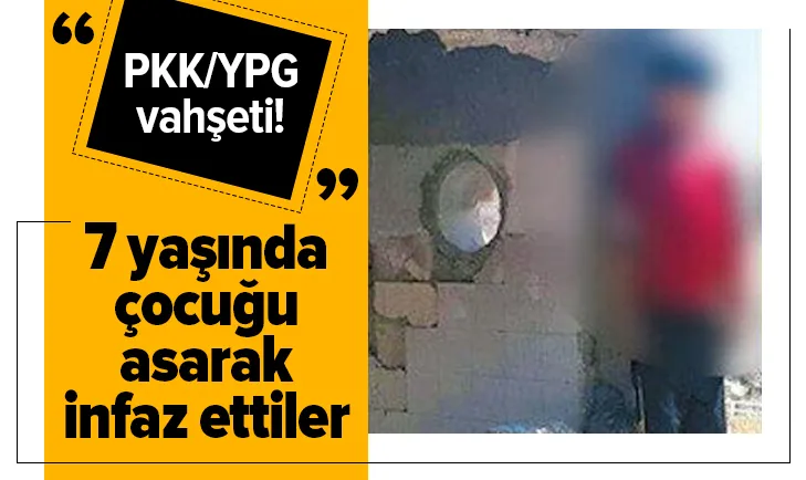 PKK/YPG çocukları infaz ediyor!