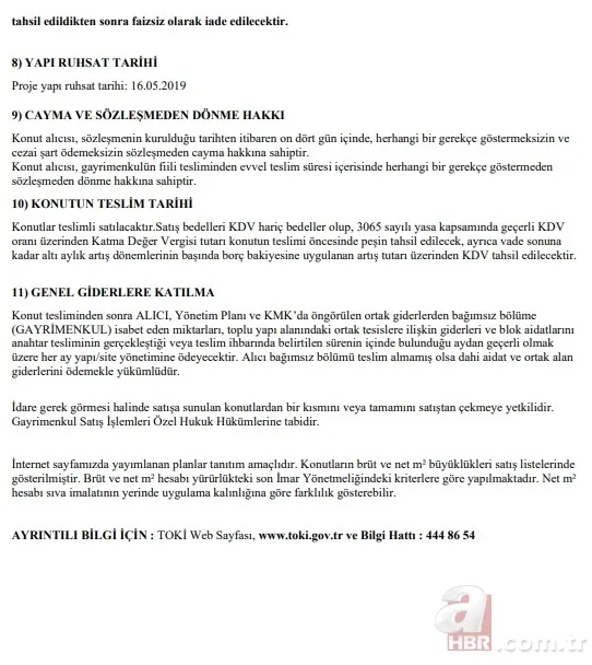 TOKİ müjdeyi duyurdu! Ayda 5000 TL ödeyerek ev sahibi olabilirsiniz! 2+1 daire satış bedeli, 1.164.216 TL'den... 8