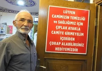 Camide ücretsiz çorap uygulaması