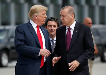 Başkan Erdoğan, ABD Başkanı Trump ile görüştü