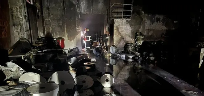 Kocaeli’de fabrikada korkutan yangın