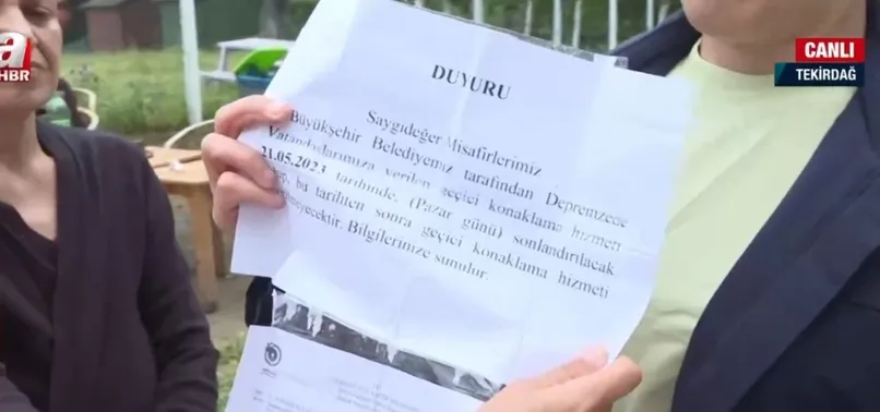 Depremzedelere 'oy' cezası! AK Parti ve Erdoğan'ı seçtiler diye kapı dışarı edildiler | İçişleri Bakanlığı soruşturma başlattı