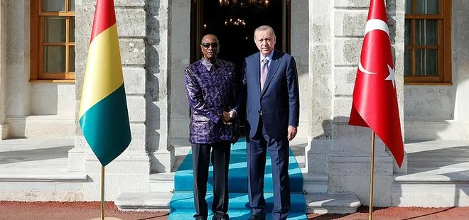 Başkan Erdoğan Gine Cumhurbaşkanı Alpha Conde ile görüştü