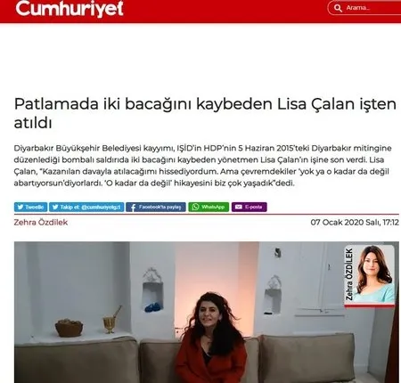 Lisa Çalan üzerinden yapılan haberlere Diyarbakır Büyükşehir Belediyesi'nden yalanlama geldi. - 1