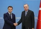 Başkan Erdoğan Macron ile görüştü