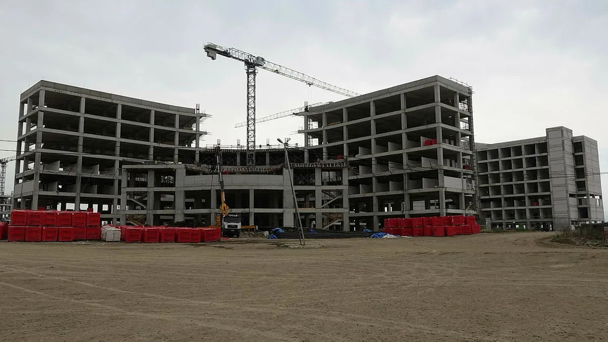 Trabzon Şehir Hastanesi'nde kaba inşaat tamamlandı