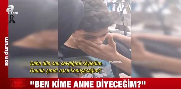 Ailesini kaybeden Filistinli gencin haykırışı: Annemle şimdi nasıl konuşacağım?