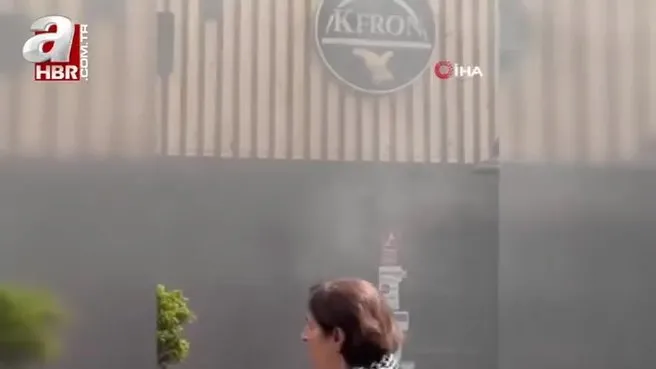 Beşiktaş’ta yangın paniği! Dumanlar caddeyi sardı