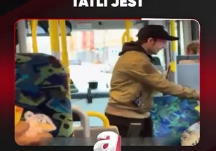 TÜRK ŞOFÖRDEN TATLI JEST