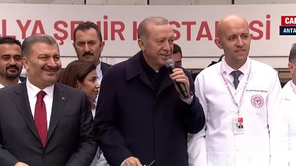 Başkan Erdoğan’dan Antalya Şehir Hastanesi’nin açılış töreninde önemli açıklamalar!