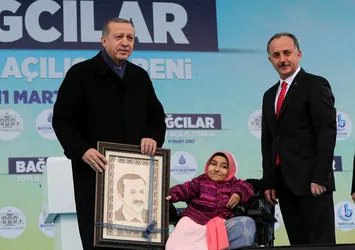 Cumhurbaşkanı Erdoğan'a anlamlı hediye