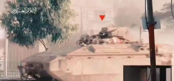 Hamas’tan yeni görüntüler: İşgalci ordusuna Gazze’yi dar ediyor! İsrail tankları işte böyle vuruldu