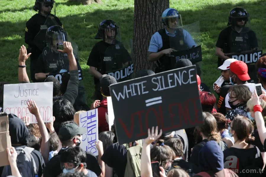 George Floyd'un ölümü Beyaz Saray’ı savaş alanına çevirdi: Yak, yık, öldür, yok et! ABD rüyası tersine döndü 14