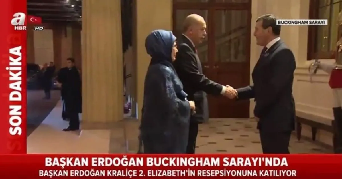 Başkan Erdoğan Buckingham Sarayı'nda