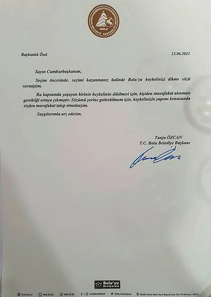 Cumhurbaşkanlığından CHP’li Tanju Özcan’a heykel yanıtı: Devlet adamları heykellerle değil hizmetlerle anılır