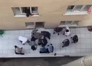 Eşinin kurşunundan kaçmak için balkondan aşağıya atladı!