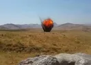 Ele geçirilen mühimmatlar böyle imha edildi