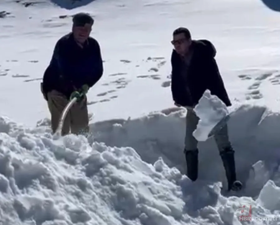 Buz gibi bir helva geleneği: Zirveye gömüp yazı bekleyin 7