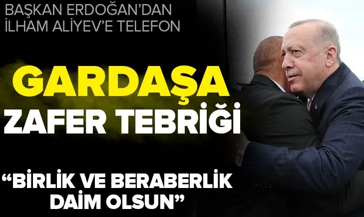 Başkan Erdoğan Aliyev ile görüştü