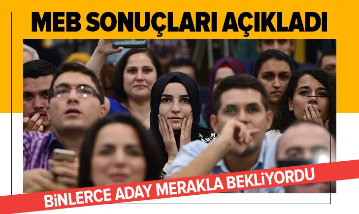 MEB sözleşmeli öğretmenlik mülakat sonuçları sözlü sınav açıklandı!