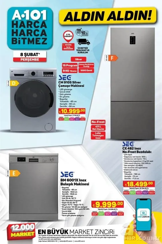 A101 8 Şubat aktüel ürünler kataloğu belli oldu! A101’de bu hafta Singer dikiş makinesi, dikey süpürge, buharlı kırışık giderici uyguna satışta 3