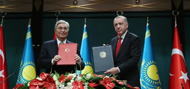 Başkan Erdoğan ve Kazakistan Cumhurbaşkanı Tokayev’den kritik açıklamalar | Türkiye ile Kazakistan arasında 15 yeni anlaşma