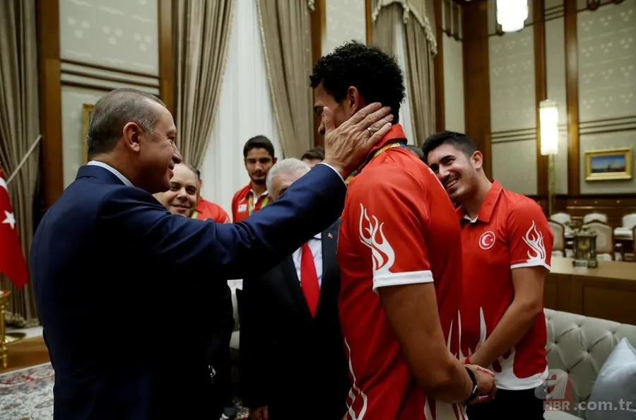 Erdoğan, Rio 2016 Olimpiyat Oyunlarında madalya kazanan Türk sporcuları kabul etti 8