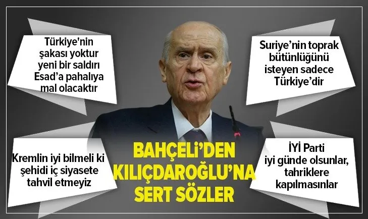 Devlet Bahçeli'den önemli açıklamalar