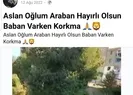 Babasının fotoğrafını böyle sevdi