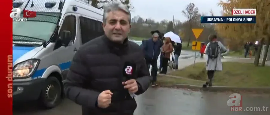 DÜNYANIN GÖZÜNÜ ÇEVİRDİĞİ NOKTA! A Haber Polonya - Ukrayna sınırında 11