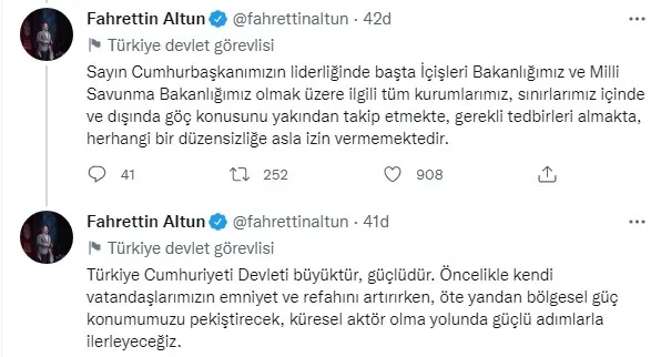Cumhurbaşkanlığından göçmen açıklaması: Soğuk savaş dönemi psikolojik harp teknikleriyle provokatörlük yapılmakta