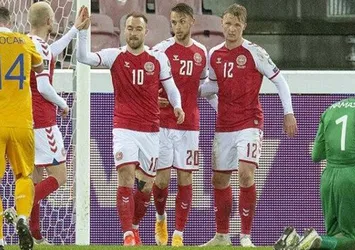 Son dakika | Dünya Kupası Avrupa Elemeleri'nde tarihi skor! Danimarka Moldova maç sonucu: 8-0
