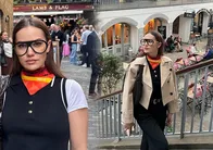 Burak Özçivit'in biricik eşi Fahriye Evcen'den Londra pozları