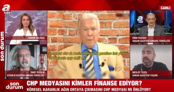 CHP medyasını kimler finanse ediyor? A Haber canlı yayınında dikkat çeken değerlendirme