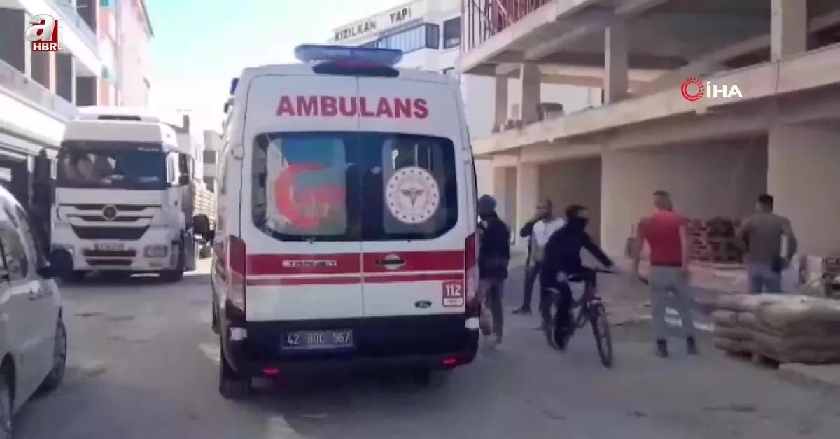 İnşaatta yüksekten düşen işçi yaralandı
