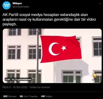 AK Parti ’Arapça animasyon’ yalanı için harekete geçti: Hukuki süreç başlatıldı