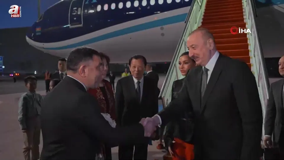 Azerbaycan Cumhurbaşkanı Aliyev Çin’de!