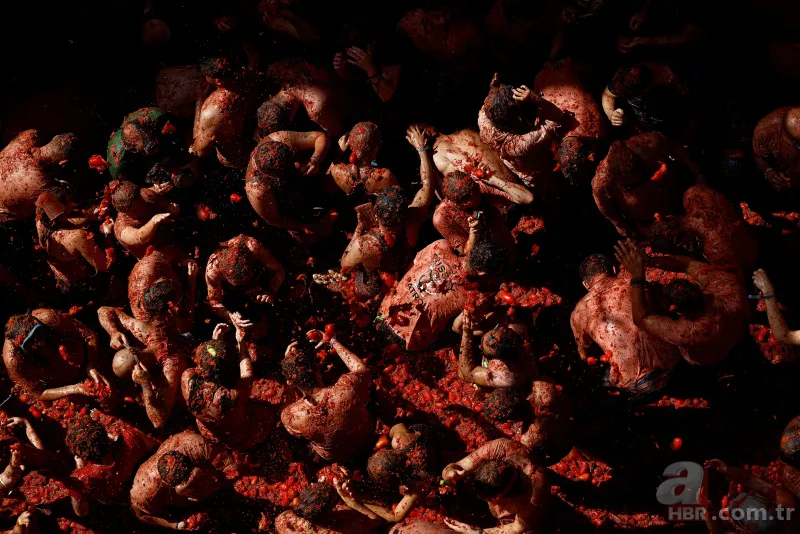 20 bin kişi 130 ton domates: La Tomatina! "Sanki yeniden doğuyoruz" 16