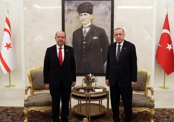 Başkan Erdoğan, Ersin Tatar ile görüştü